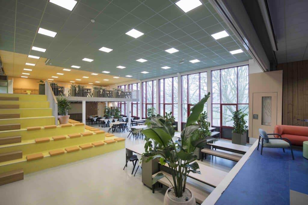 Interieurontwerp middelbare school Zwolle